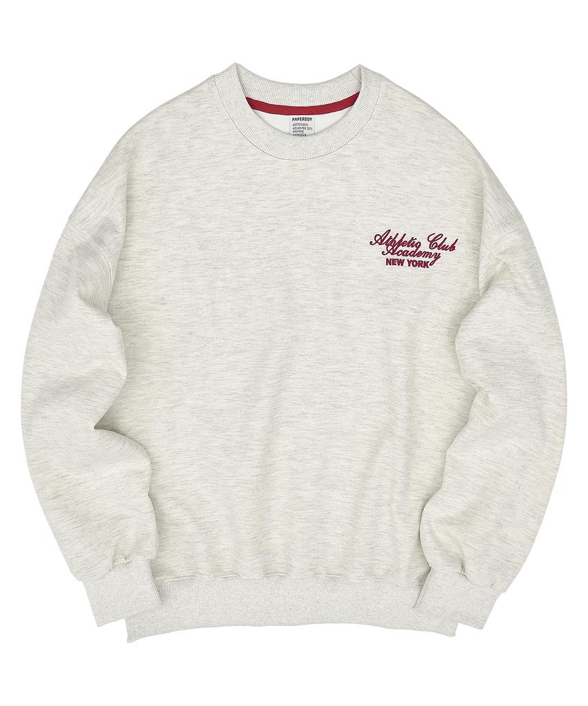 PAPERBOY Nyc Academy Sweatshirt - Oatmeal