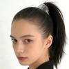 Transparent Small Ponytail Holder Hair Clip Set with Two Sizes Lightweight Comfortable for Women Girls Daily Use