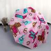 1pc Western Cowboy Theme Pattern Umbrella with Plastic Handle,Suitable for All Seasons UmbrellaPT516