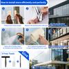 2M One Way Glass Window Home Privacy Film Reflective Self-adhesive Sticker with Install Tool Anti UV Sun Blocker Heat Control