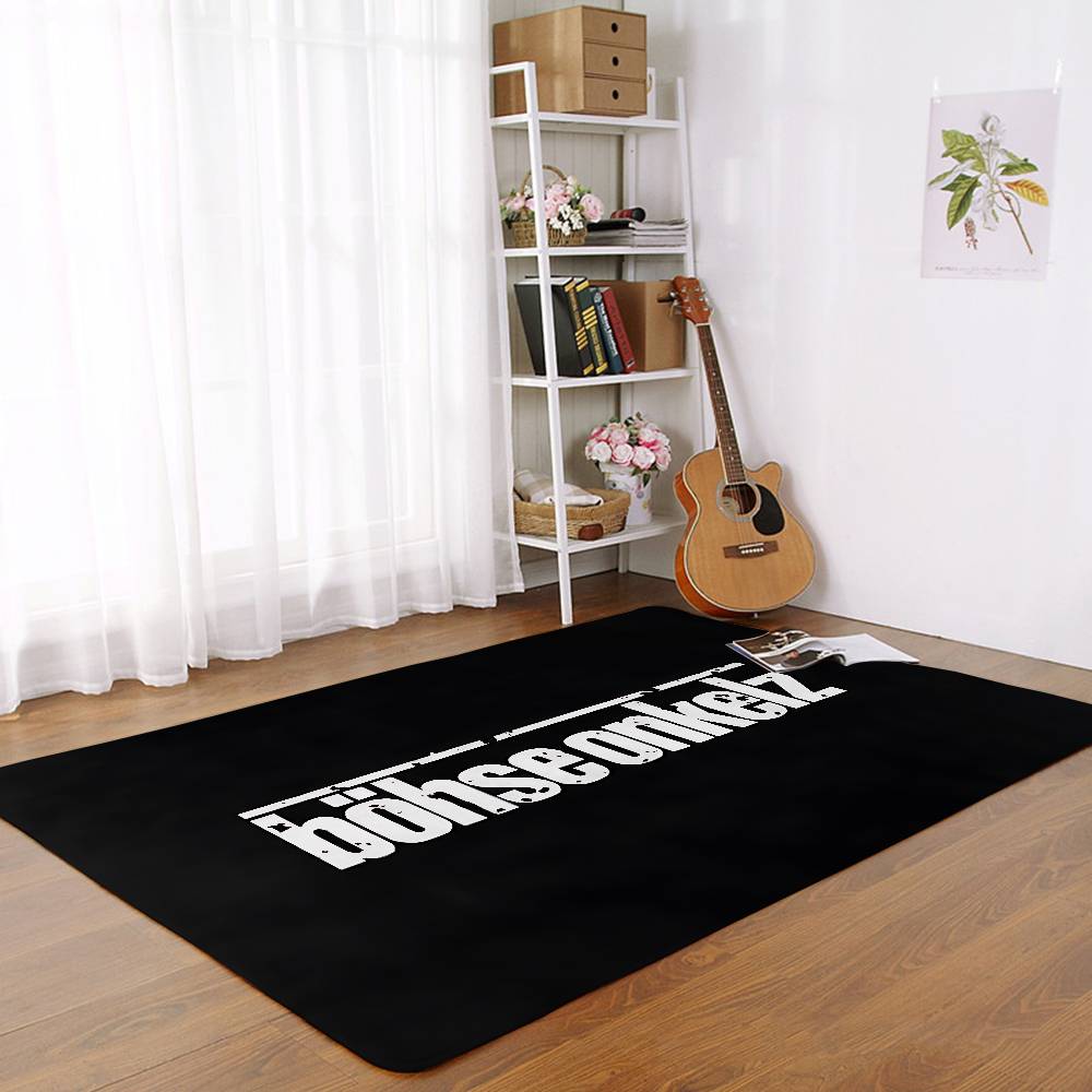 w-Bohses-Onkelzs-Logo Floor Mats Home Laundry Rug Carpet For Living Room Decor Lounge Area Anti-slip Foot Mat Entrance Doormat