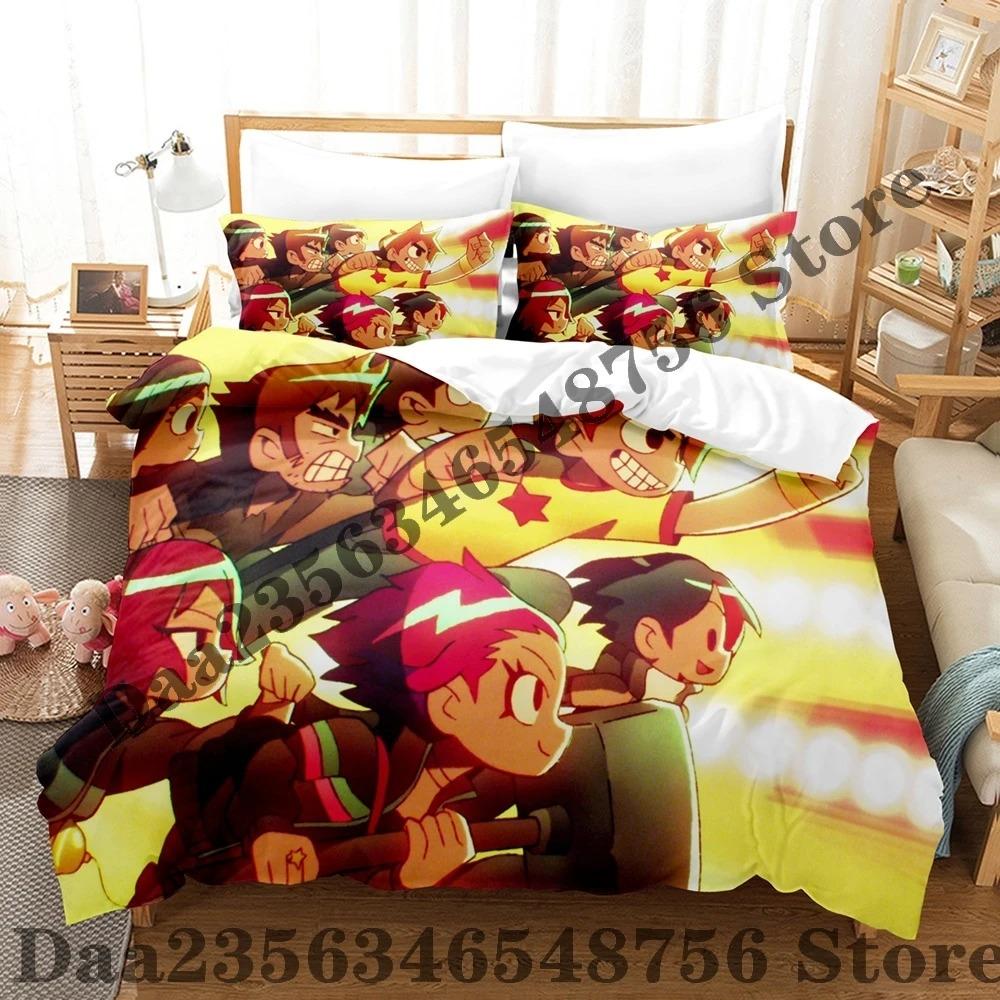 Scott Pilgrim Takes Off Bedding Set Single Twin Full Queen King Size Bed Set Adult Kid Bedroom Duvetcover Sets Bed Sheet Set