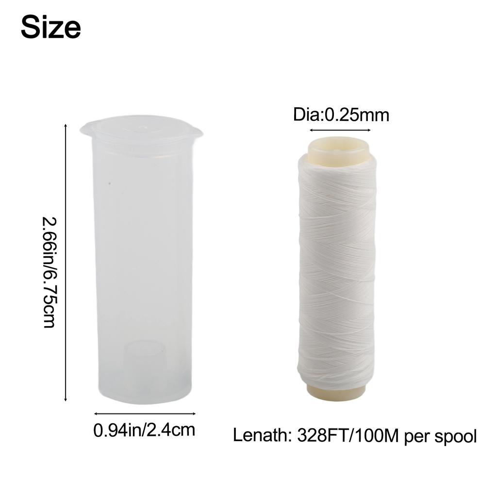 Brand New Fishing Tool Fishing Elastic Thread Polyester White