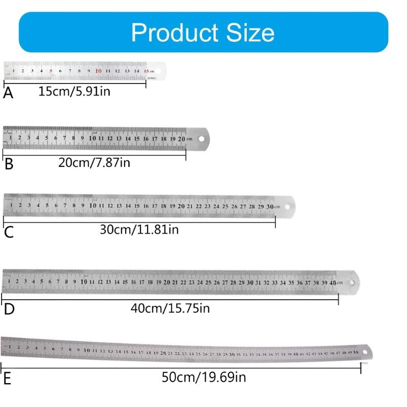 652F Adjustable Positioning Block Metal Rulers for Professional Carpenter & Hobbyist