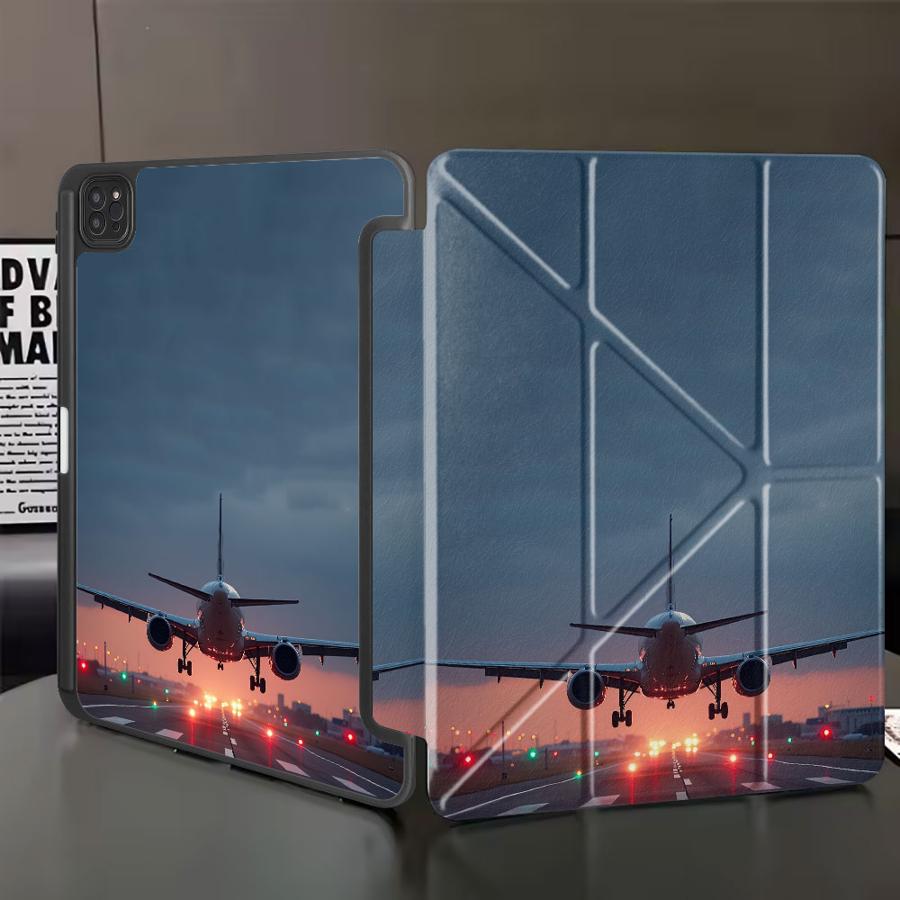 

Чехол для планшета для iPad Pro 2025 Mini 6 7 Air 4 5 M3 M2 1 2 M4 11 дюймов Pro 11-го 10-го 9-го 8-го 7-го 12,9 дюйма Чехол-подставка Ночной Асфальт iPad Mini 7 8.3