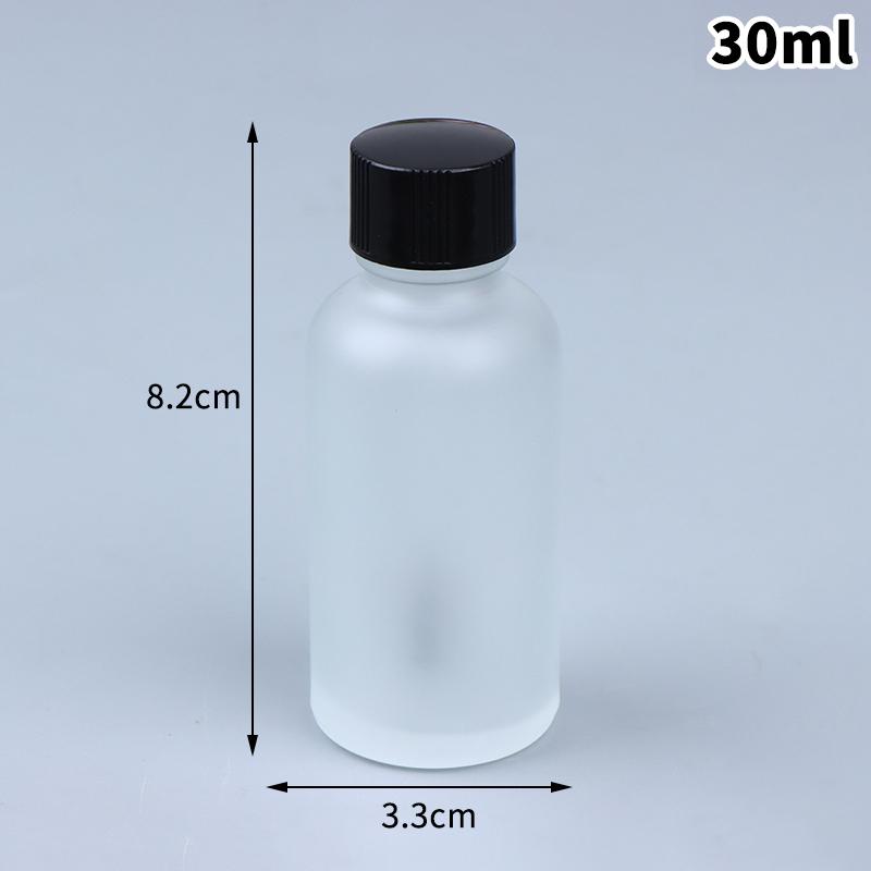 Transparent Glass Nail Polish Bottles Empty Refillable with Brush for Essential Oils and Home ManicureHot Sale