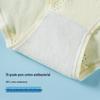 FENTENGCARE Women's 7A Antibacterial Cotton Mid-Waist Briefs 4-Pack
