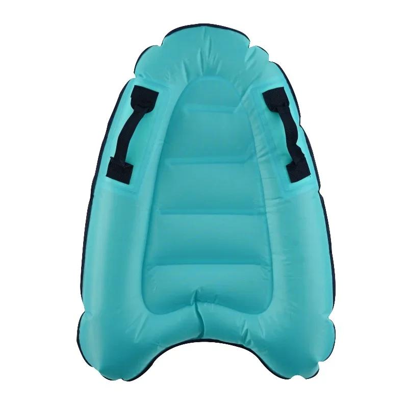 Outdoor inflatable surfboard portable bodyboard adult children swimming safe lightweight kickboard sea surfing wakeboard