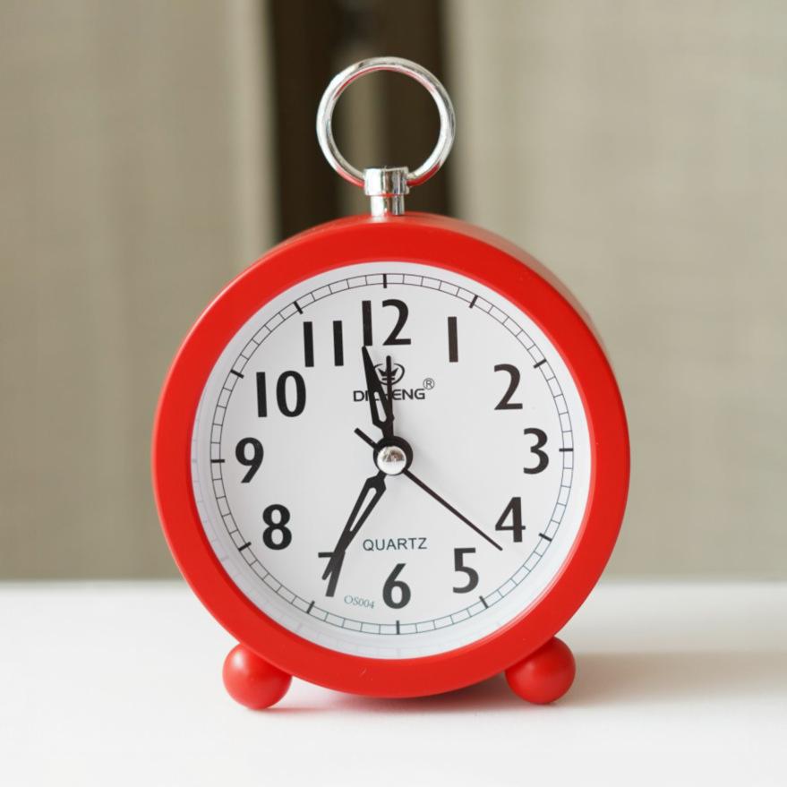 Creative Mute Cute Alarm Clock Student Simple Dormitory Desktop Bedside Bedroom Clock Children Alarm Clock
