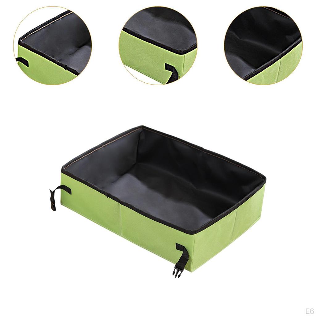 Katzentoilette, Katzenstreuwanne, Tragbarer Träger, Offene Haustier-Kätzchenwanne für Van