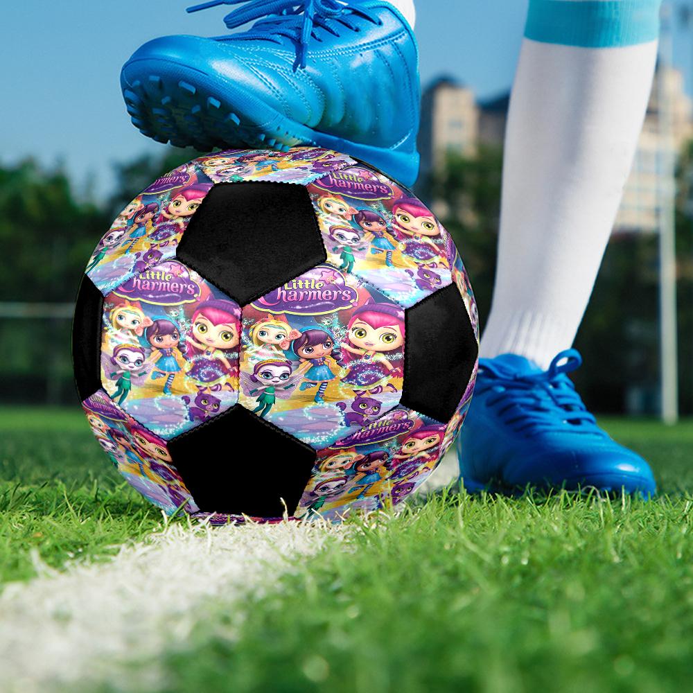 Little Charmers Theme Size 5 Soccer Ball, Suitable for Both Indoor and Outdoor Matches, a Gift Suitable for Everyone.