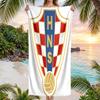Kroatische Fußballnationalmannschaft Strandtuch Weiches Mikrofaser-Sommertuch Schnelltrocknendes Saugfähiges Handtuch für Strand Schwimmbad Reisen