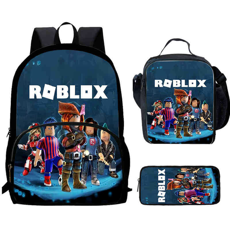 Roblox Printed Backpack, Children'S And Elementary School Bags