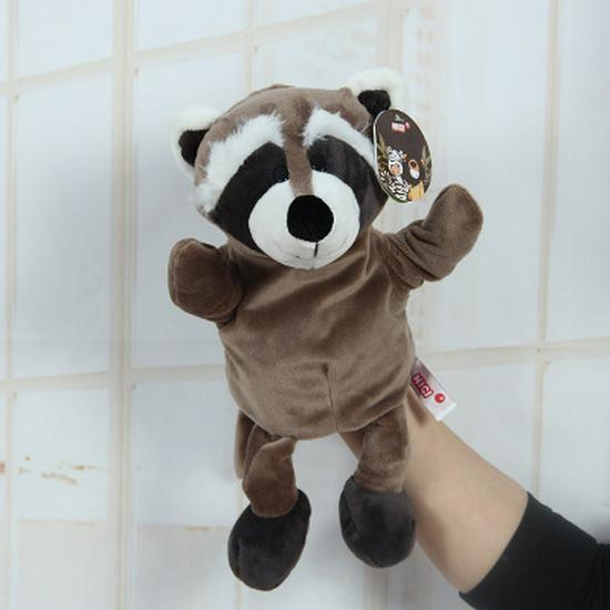 Animal Hand Puppet Plush Toy for Parent-Child Interaction - Storytelling Glove Doll with Movable Mouth