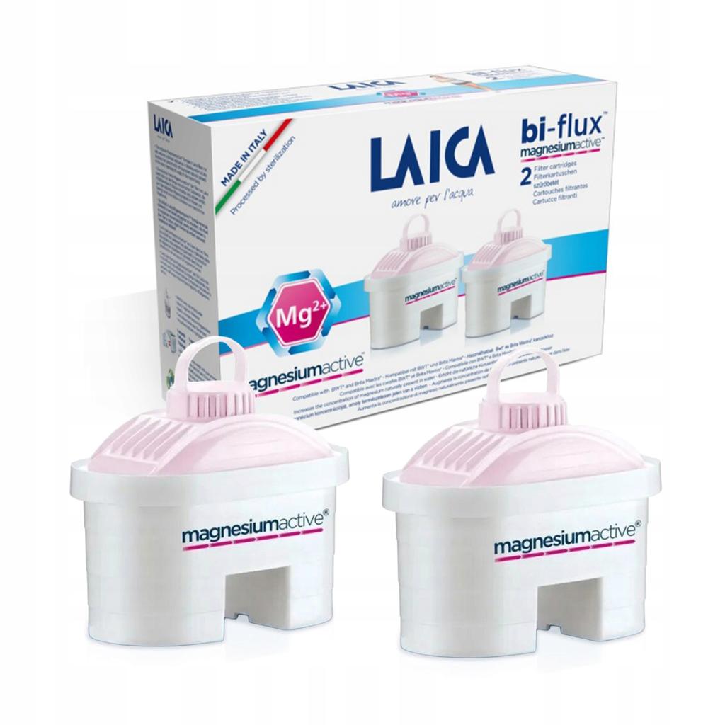 LAICA BI-FLUX MagnesiumActive Filter Cartridge for Jugs Filtering