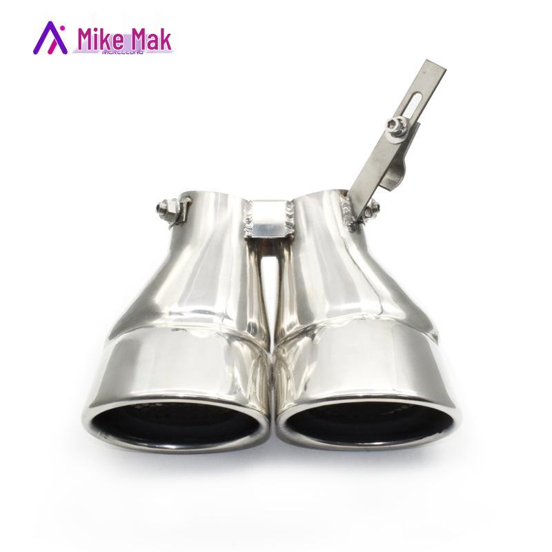 Mercedes-Benz W203 C200 Tailpipe Modification: Stainless Steel Exhaust Tip Decoration