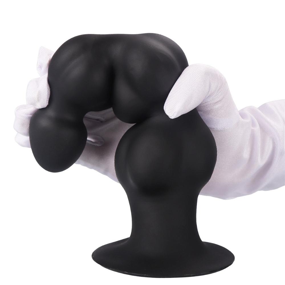 4-Ball Muscle Design Anal Plug – Prostate & G-Spot Massager for Men and Women, Adult Sensual Wellness Toy