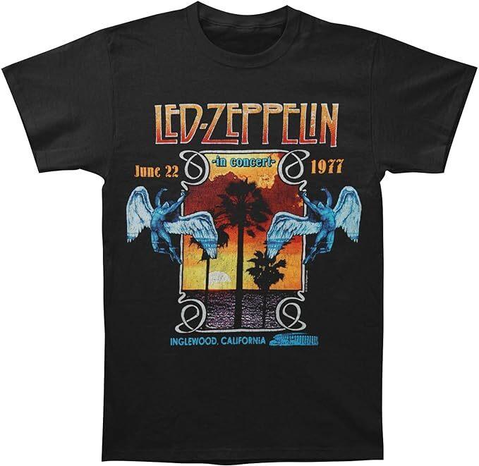 Мужская футболка Led Zeppelin Inglewood Черная XL