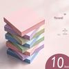 Morandi Strong Adhesion Sticky Notes: Large, Pure Color, Self-Adhesive Strips for Student Use