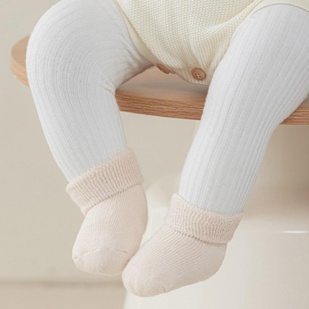 4 Pairs Soft Baby Socks Cotton Toddler Socks Gifts Infant Crew Socks Girls