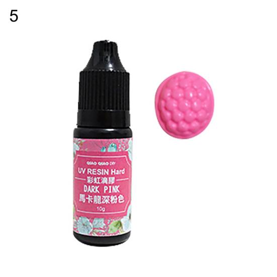УФ Смола Клей Ультрафіолетового Затвердіння Барвник Пігмент DIY Ювелірні Вироби Ремесло Декорація