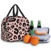 Lunchväska för kvinnor Leopardtryck Cheetah Lunchlåda Kylväska Tote för vuxna Barn Arbete Kontor Skola Picknick Återanvändbar