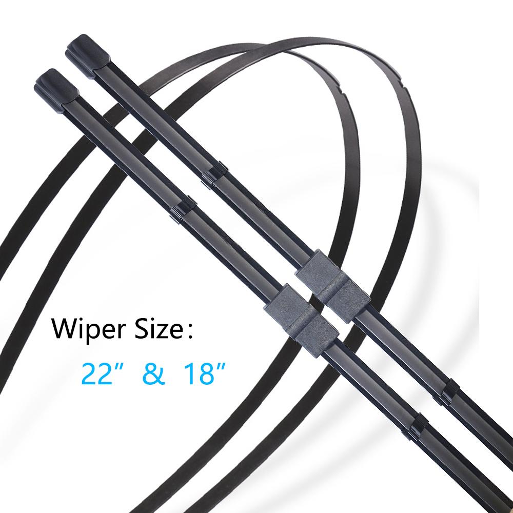 3x Pro Alfa Romeo 159 2005~2011 Sada stěračů předních zadních stěračů Sada stěračů Zadní okno Kartáče čelního skla Ostřikovače