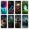 For Realme 9 4G Case Black Silicone Luxury Cute TPU Soft Bumper for Realme 9 4G RMX3521 Phone Cover Fashion Shell Funda Realme9