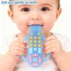 Simulated Remote Control Teether Baby Pacifier Anti-Thumb-Sucking Soothing Toy for Chewing and Stress Relief