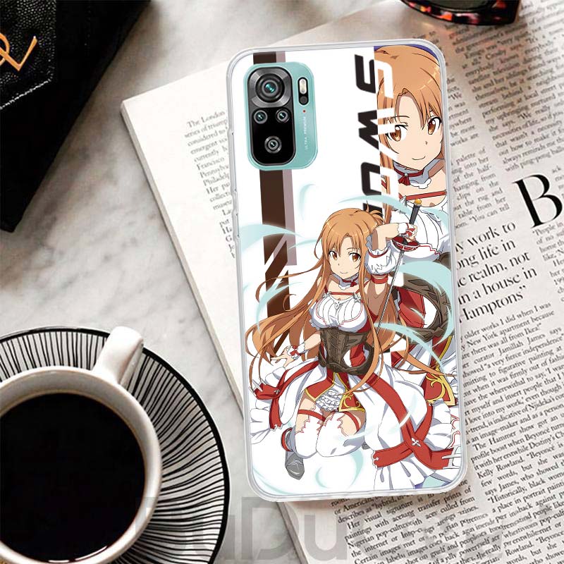 Anime Sword Art Online SAO Cover For Xiaomi Redmi Note 14 13 12S 12 11 Pro Plus Phone Case 11S 10S 10 11E 11T 14Pro 13Pro Print