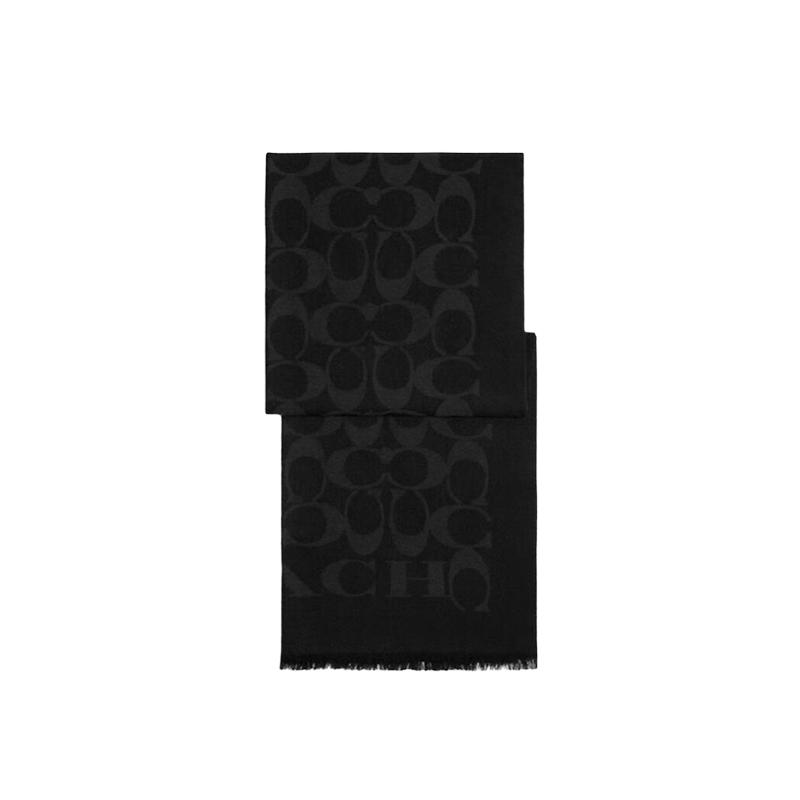 COACH Classic logo mulberry silk sheep