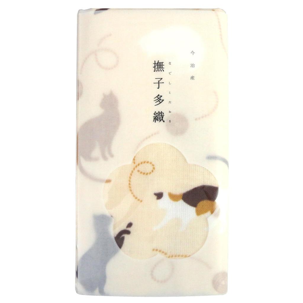 Kenema Miyamoto-Towel Miyamoto Imabari Towel Nadeshiko Taiori 3490cm Cat White 5338