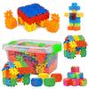 60 buc Cuburi de construcție din plastic colorate 3D Cărămizi Jucării pentru copii Litere, Numere, Blocuri Matematice Educative Jucărie Cadouri de Crăciun pentru Copii