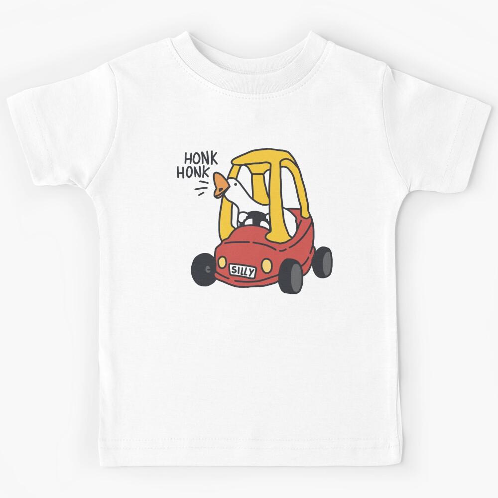 Silly Goose Car Red Kids T-Shirt 110