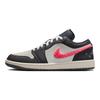 Air Jordan 1 Low SE Light Graphite Hot Punch Women Sneakers Black Muslin Sail IM6565-014