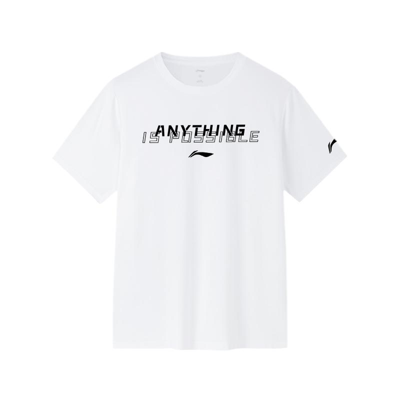 

Li Ning Серия Спортивный Стиль Жизни Повседневная Универсальная Быстросохнущая Дышащая Прохладная Удобная Футболка с Коротким Рукавом с Принтом для Фитнеса ATSU877-1-TPU17-1 M