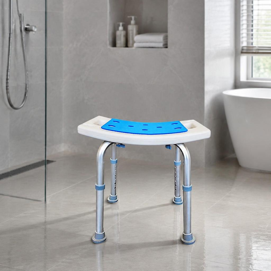 Shower Stool Slim for Assisted Bathing, Elderly Users