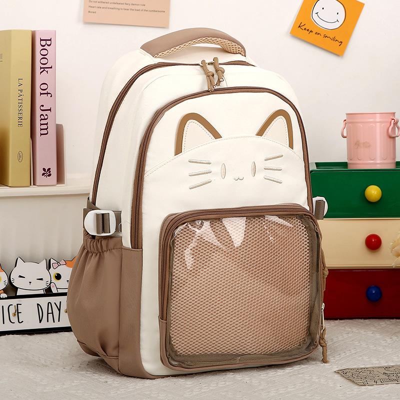 Lightweight Schoolbag Women's New Korean Version Cute Primary School Students 3rd-6th Grade Spine Backpack Campus Junior High School Students Backpack