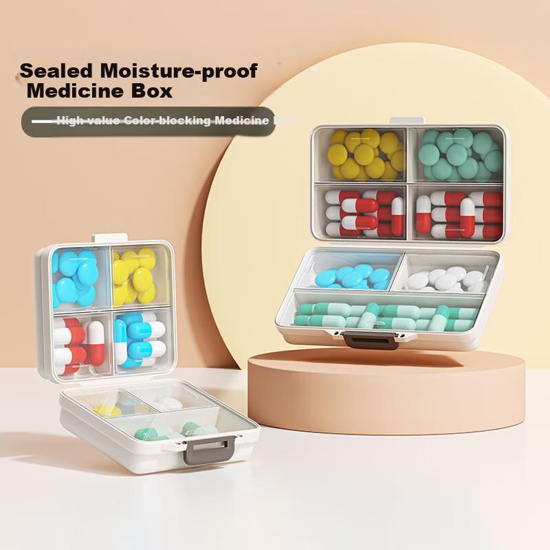 Japanese Pill Organizer Box, Portable Personal Storage Box,  And Tablet Dispenser, Seven-Day Container, Weekly Pill Organizer, Smart