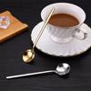 304 Stainless Steel Teaspoon Coffee Dessert Spoons With Long Handle Ice Cream Flatware
