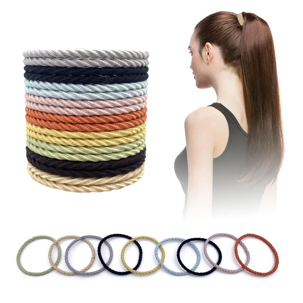 

100pcs Mixed Colors Elastic Headbands High elasticity Hair Ring Hair Accessories