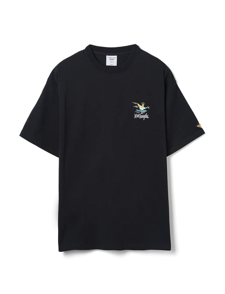 It ART BY MARK GONZALES Skateboard Angel Relaxed Fit (What isNt) T-shirt Men's (XL, Black)