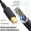 1m/2m/3.0m/5m USB Type C To USB B Data Cable Easy Connection Printers Scanners and Digital Pianos To Phones Tablets
