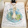 Peter Rabbit Printed Flannel Blanket, Soft Throw for Bedroom Sofa, Washable, Fan Merchandise, Great Gift.