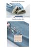 Women's Velvet Wide-Leg High-Waisted Jeans - Autumn/Winter 2025 Collection, Floor-Length Slimming Fit