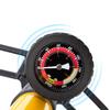 Floor Tire Pump with Hose and Manometer, Aluminum, Black, 58cm, 11bar
