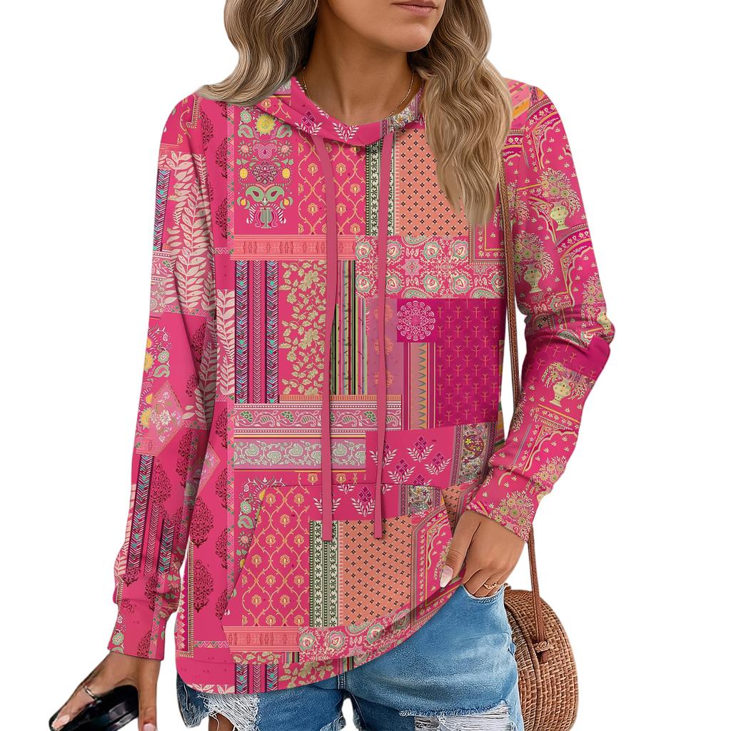 Womens Pullover Hoodies Teen Girls Fashion Hooded Sweatshirt Womans Fall Tunic Top