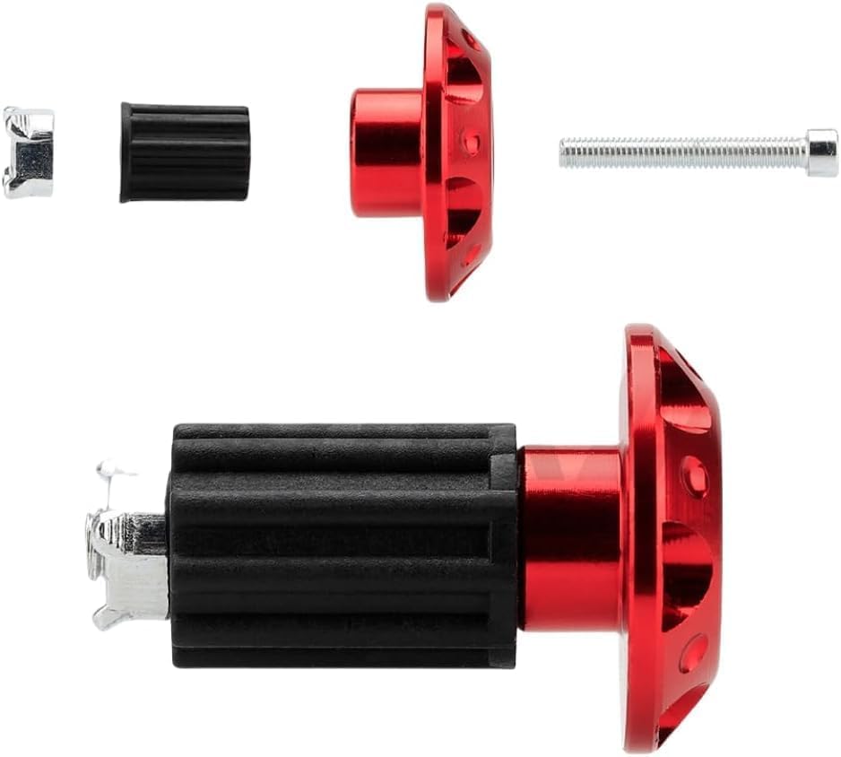 Handlebar End Caps Handlebar Grip Caps Handlebar End Weights for Bike Bicycle 2pcs (Silver)