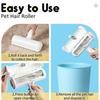 Pxcl Reusable Pet Hair Removal Roller, Self Cleaning Eco Friendly Pet Hair Removal Brush For Carpet, Furniture, Clothes, Bedding And Sofa