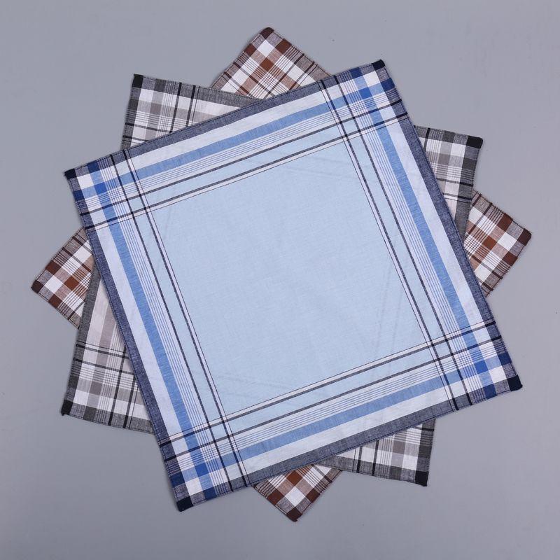 Retro Cotton Handkerchief for Men - Soft, Old-Fashioned, Sweat-Absorbent, Ideal for Middle-aged and Elderly